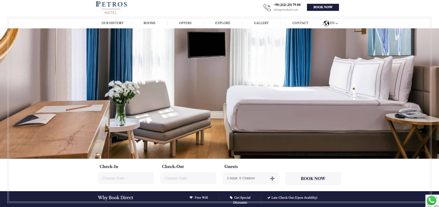 Petros Hotel Website