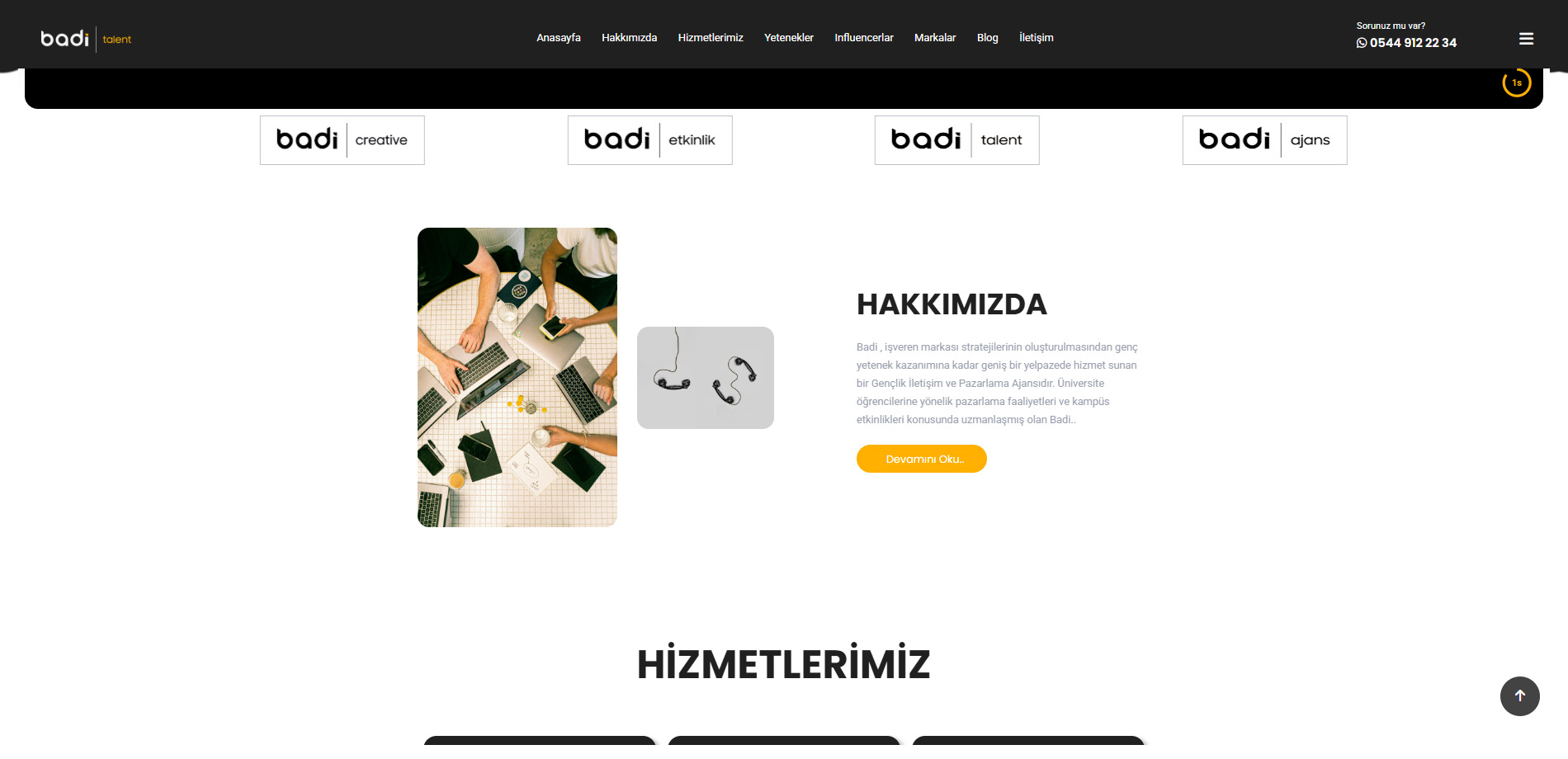 Badi Talent Website