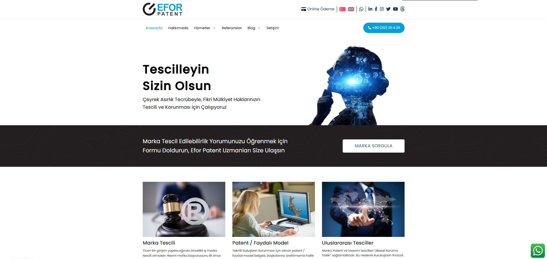 Efor Patent Website