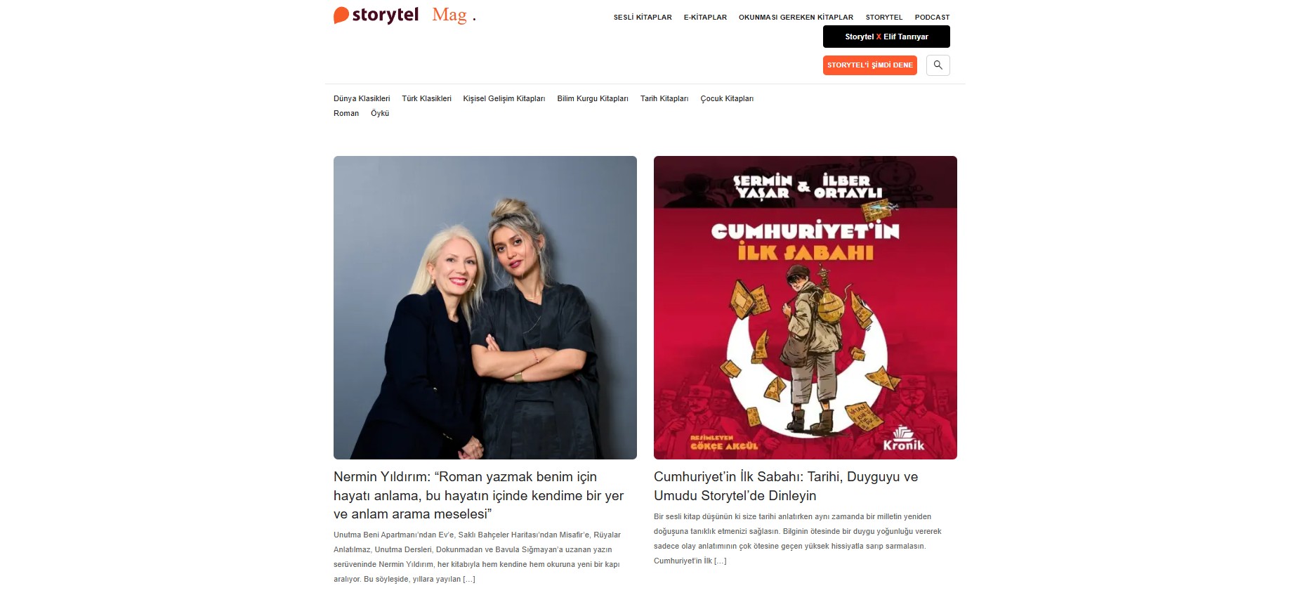 Storytel Website